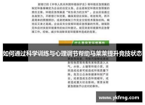 如何通过科学训练与心理调节帮助马莱莱提升竞技状态
